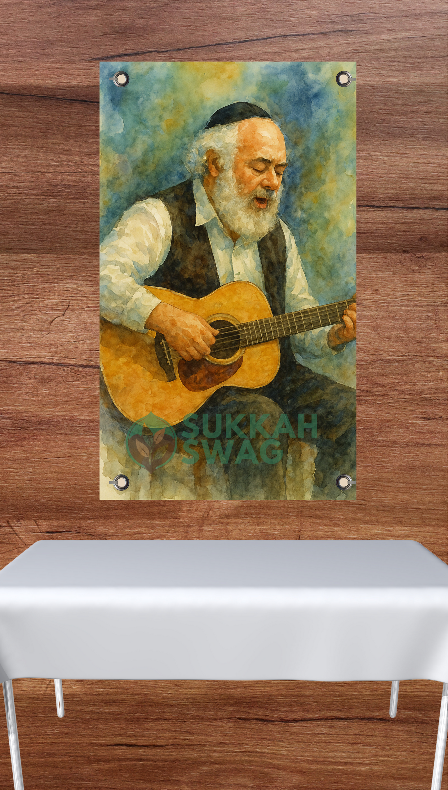 Rav Shlomo Carlebach – Vinyl Sukkah Poster