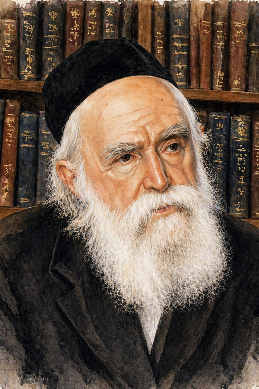 Rav Moshe Feinstein | Vinyl Sukkah Poster