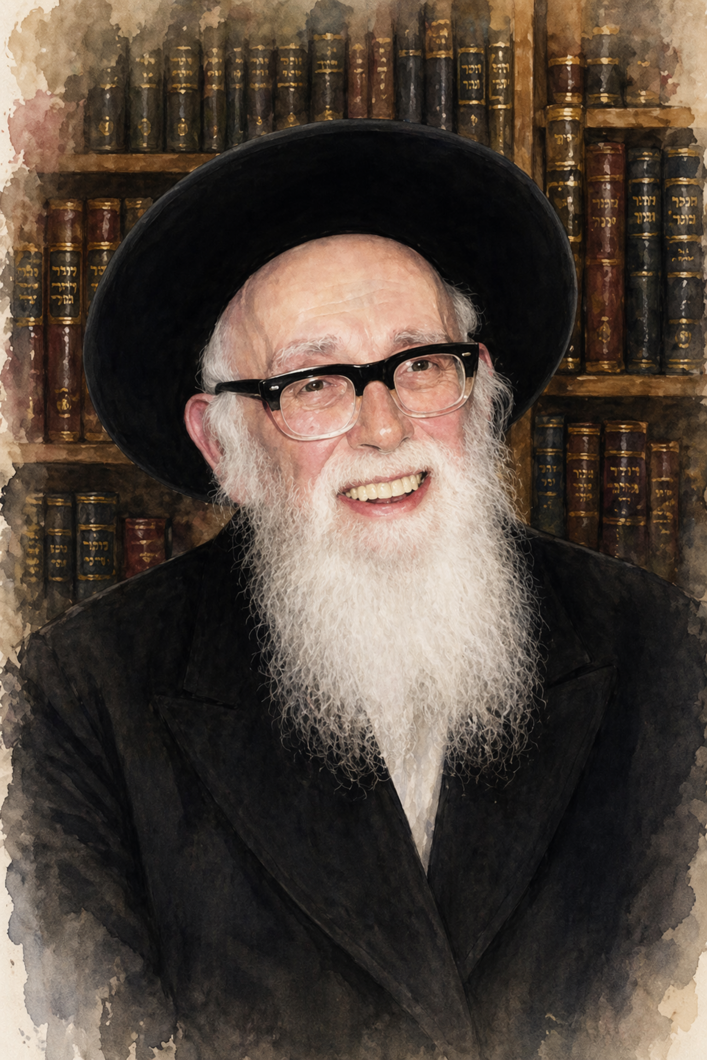 Rav Shlomo Zalman Auerbach | Vinyl Sukkah Poster