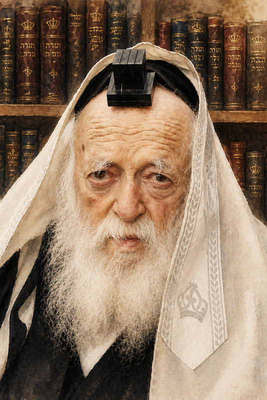 Rav Chaim Kanievsky | Vinyl Sukkah Poster
