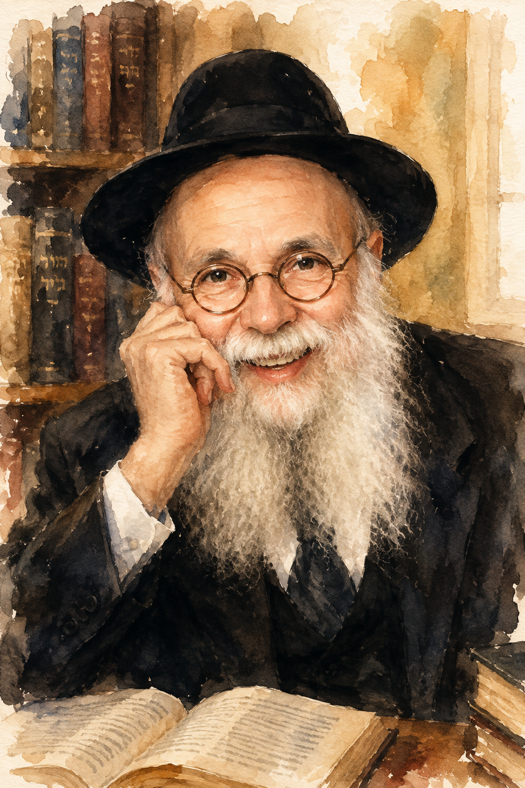 Rav Avrohom Pam Sukkah Poster