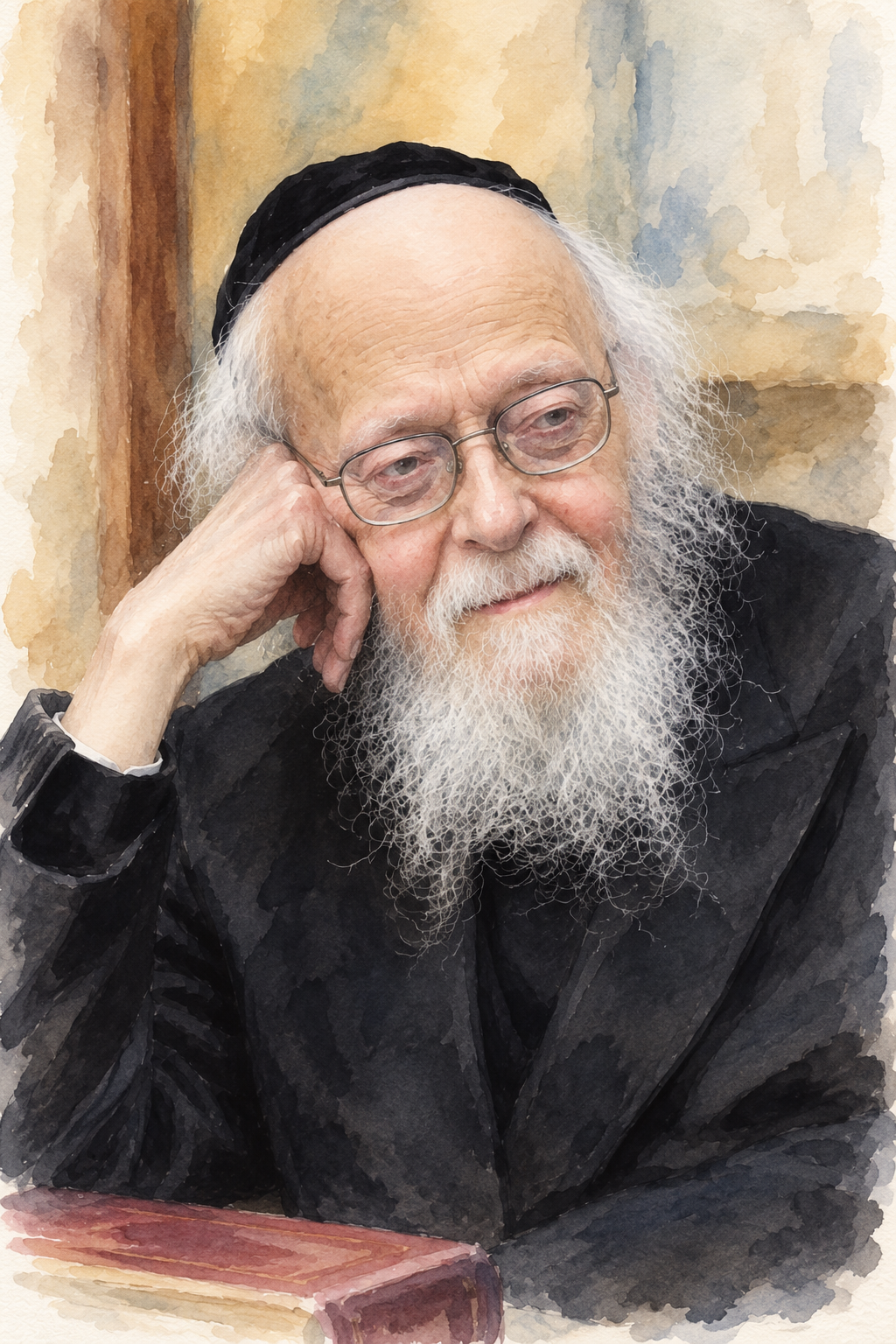 Rav Yosef Shalom Elyashiv | Vinyl Sukkah Posterr