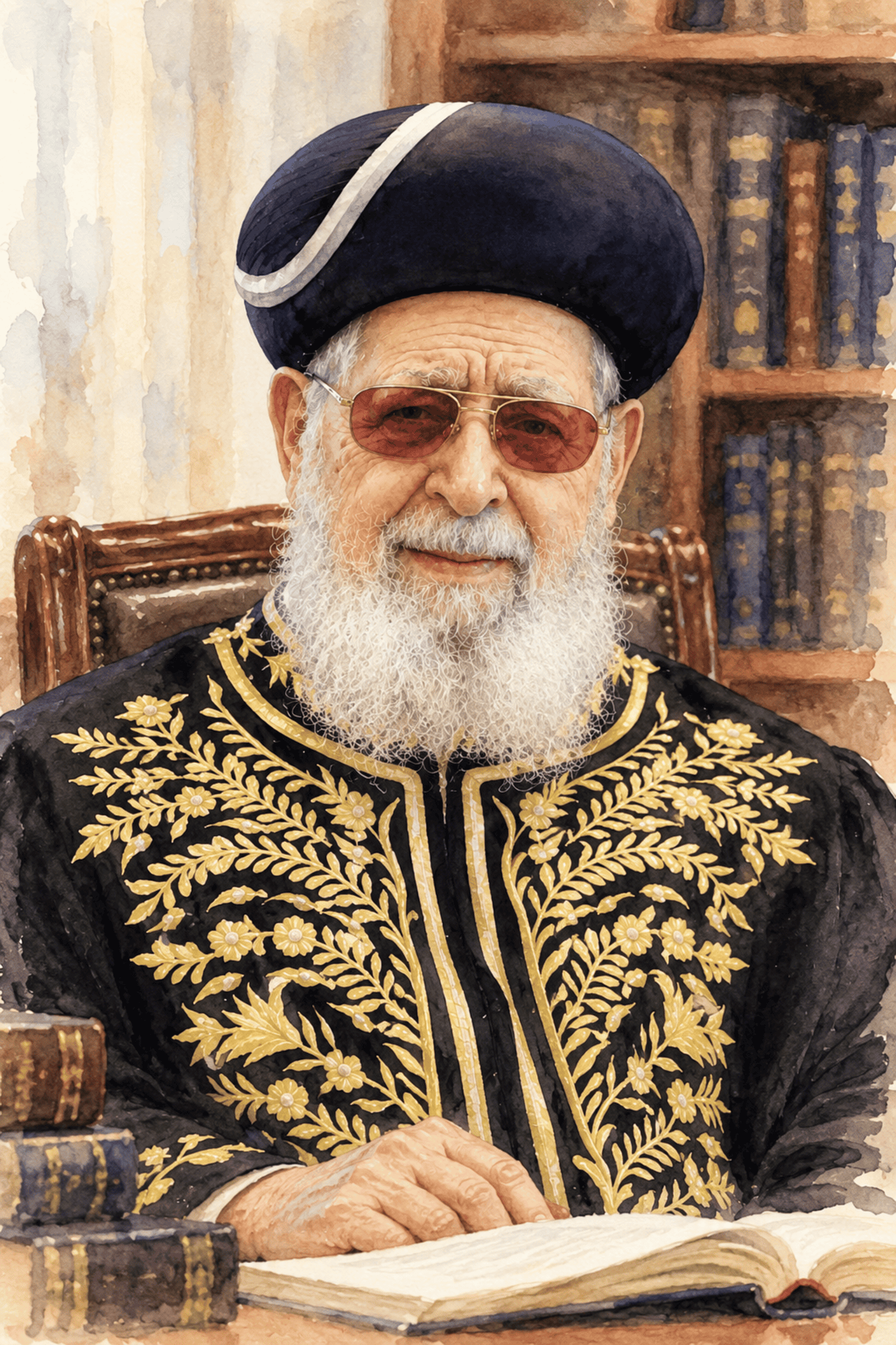 Rav Ovadia Yosef | Vinyl Sukkah Poster