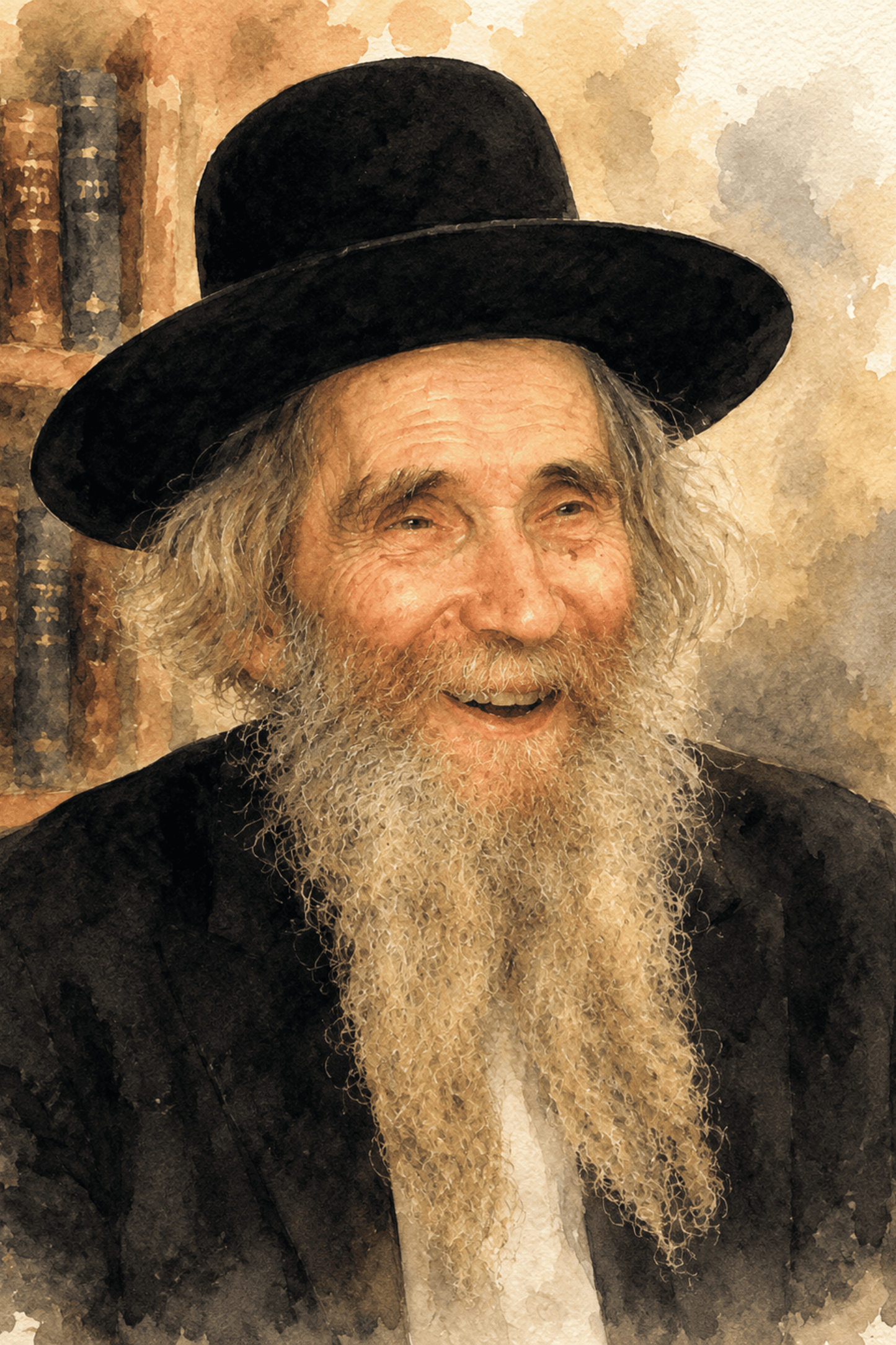 Rav Aharon Leib Shteinman Sukkah Poster