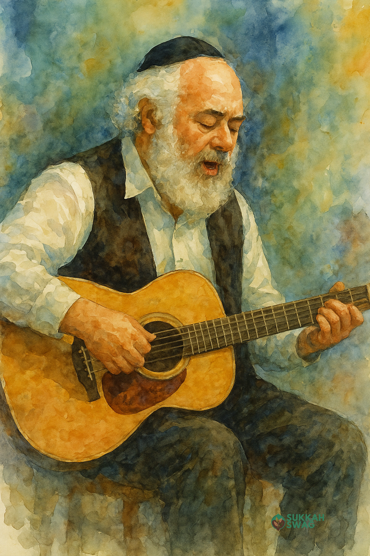 Rav Shlomo Carlebach – Vinyl Sukkah Poster