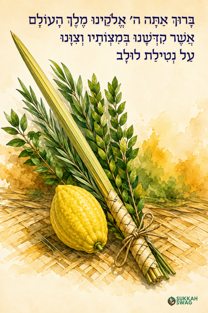 Arba Minim Sukkah Poster
