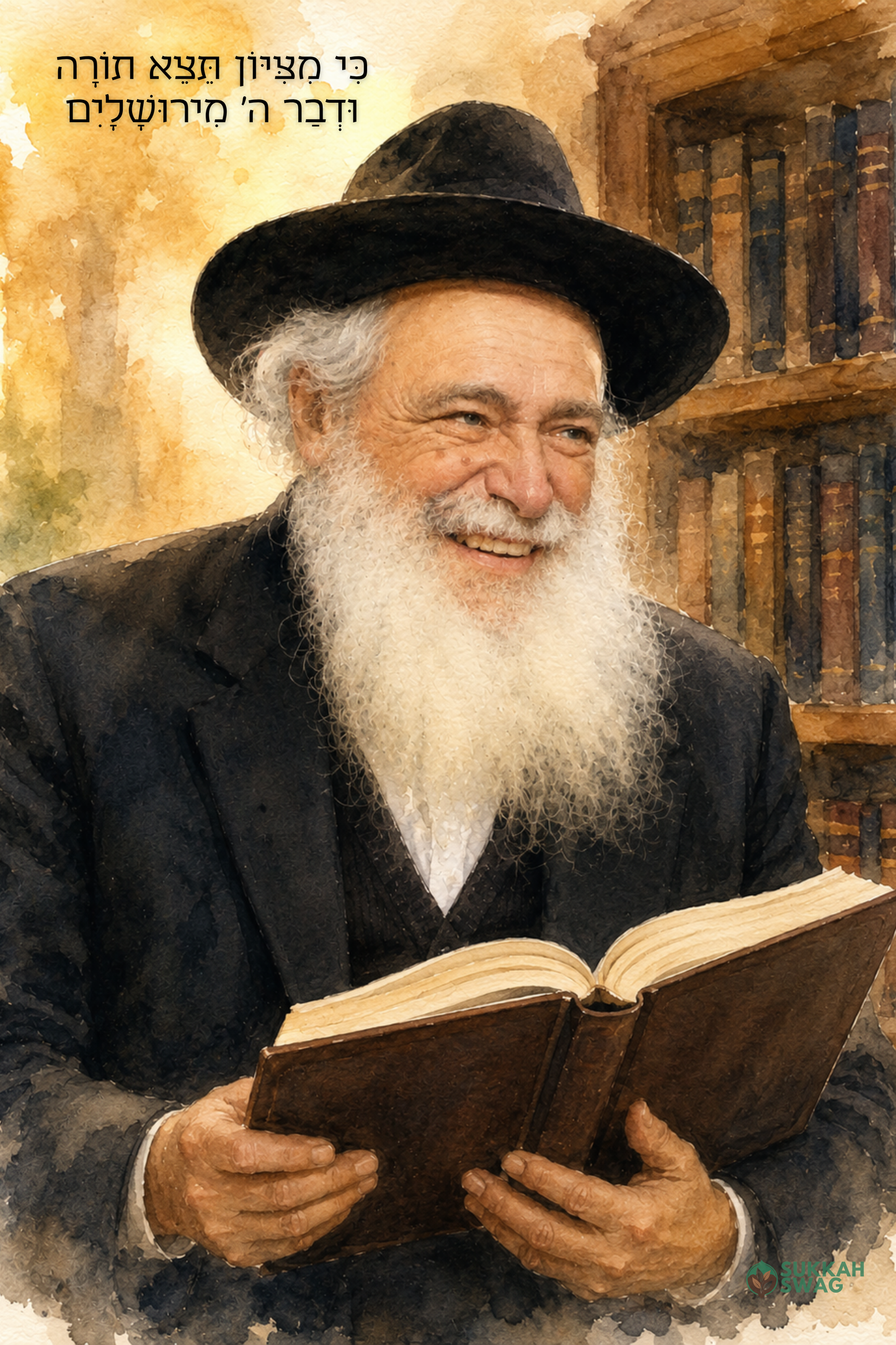 Rav Avigdor Nebenzahl Sukkah Poster