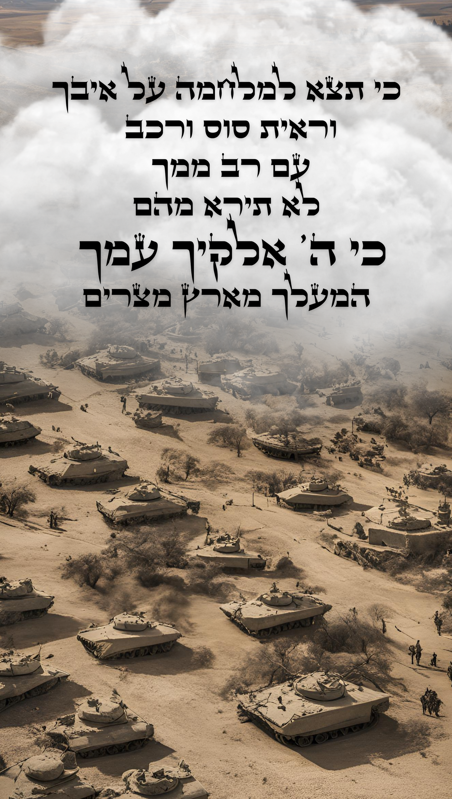 Protecting Our Soldiers from Above | Vinyl Sukkah Poster