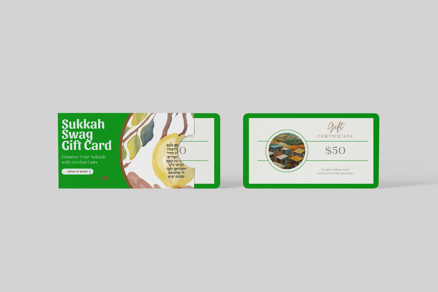 Sukkah Signs Gift Card